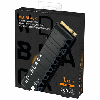Best Buy WD_BLACK SN850 1TB NVMe PCI-e (Gen 4) Internal Solid State Drive with Heatsink (WDBAPZ0010BNC-WRSN) offer