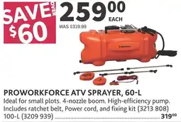 Co-op Proworkforce atv sprayer offer