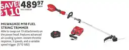 Co-op Milwaukee m18 fuel string trimmer offer
