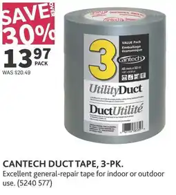 Co-op Cantech duct tape offer