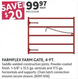 Co-op Farmflex farm gate offer