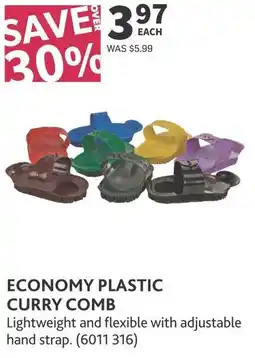 Co-op Economy plastic curry comb offer