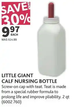 Co-op Little giant calf nursing bottle offer