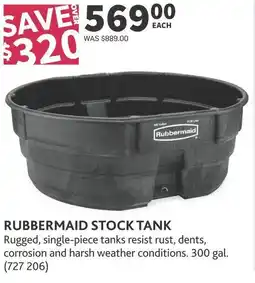 Co-op Rubbermaid stock tank offer