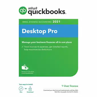 Best Buy Intuit QuickBooks Desktop Pro 2021 (PC) - 1 User - English - Digital Download offer