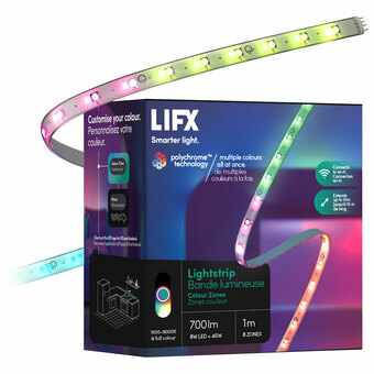 Best Buy LIFX 1m (3.3 ft.) Smart LED Light Strip - Colour Zones offer