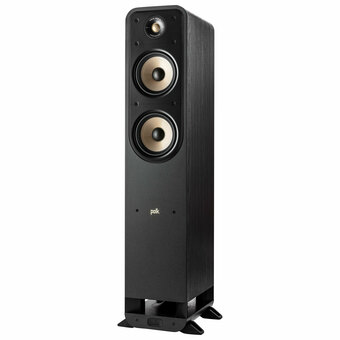 Best Buy Polk Audio Signature Elite ES55 200-Watt Tower Speaker - Single - Stunning Black offer