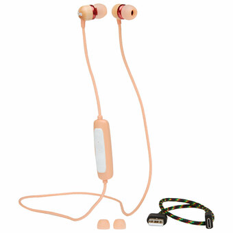 Best Buy House of Marley Smile Jamaica 2 In-Ear Bluetooth Headphones - Copper offer