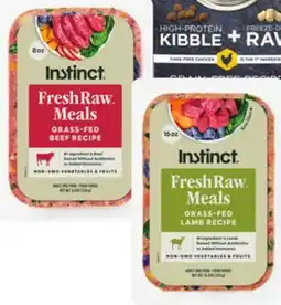 Petsmart Instinct FreshRaw Meals dog food offer