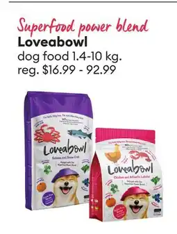 Petsmart Loveabowl dog food 1.4-10 kg offer