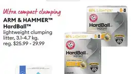 Petsmart ARM & HAMMER HardBall lightweight clumping litter, 3.1-4.7 kg offer