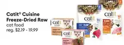 Petsmart Catit Cuisine Freeze-Dried Raw cat food offer