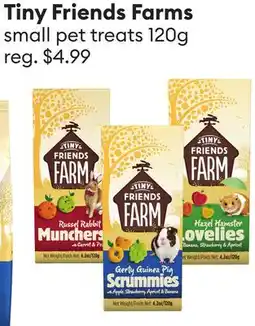 Petsmart Tiny Friends Farms small pet treats offer