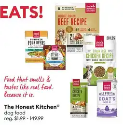 Petsmart The Honest Kitchen dog food offer