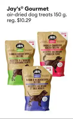 Petsmart Jay's Gourmet air-dried dog treats 150 g offer