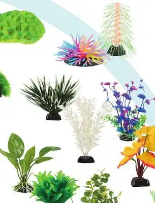 Petsmart Top Fin artifical plants offer