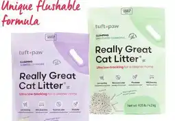 Petsmart tuft & paw Really Great Cat Litter clumping cat litter offer