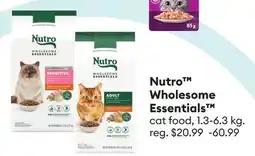 Petsmart Nutro Wholesome Essentials cat food, 1.3-6.3 kg offer