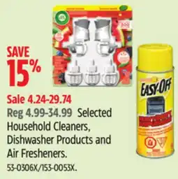 Canadian Tire Selected Household Cleaners, Dishwasher Products and Air Fresheners offer