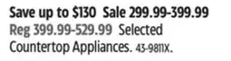 Canadian Tire Breville Selected Countertop Appliances offer
