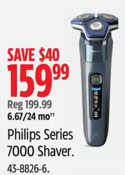 Canadian Tire Philips Series 7000 Shaver offer
