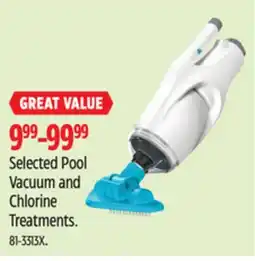 Canadian Tire Aquarius Selected Pool Vacuum and Chlorine Treatments offer