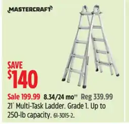 Canadian Tire Mastercraft 21´ Multi-Task Ladder offer