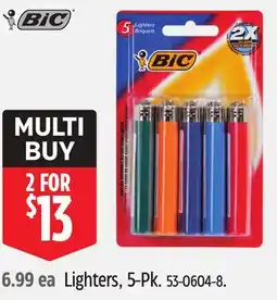 Canadian Tire Bic Lighters offer