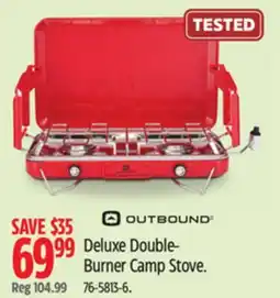 Canadian Tire Outbound Deluxe Double- Burner Camp Stove offer