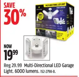 Canadian Tire Bright Living Multi-Directional LED Garage Light offer