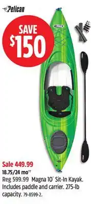 Canadian Tire Magna 10´ Sit-In Kayak offer