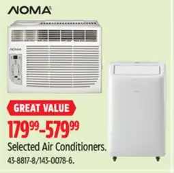 Canadian Tire Noma Selected Air Conditioners offer