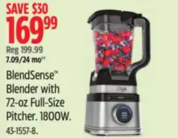 Canadian Tire Ninja BlendSense Blender with 72-oz Full-Size Pitcher offer