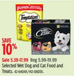 Canadian Tire Selected Wet Dog and Cat Food and Treats offer
