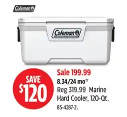 Canadian Tire Coleman Marine Hard Cooler offer