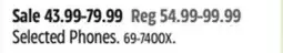 Canadian Tire Selected Phones offer