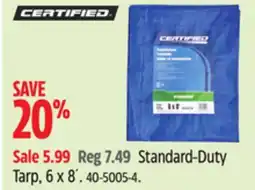 Canadian Tire Certified Standard-Duty Tarp offer