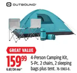 Canadian Tire Outbound 4-Person Camping Kit offer