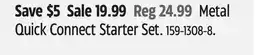Canadian Tire Yardworks Metal Quick Connect Starter Set offer