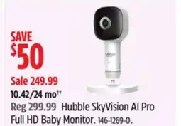 Canadian Tire Hubble SkyVision AI Pro Full HD Baby Monitor offer
