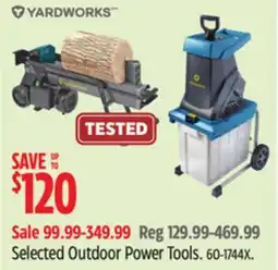Canadian Tire Yardworks Selected Outdoor Power Tools offer