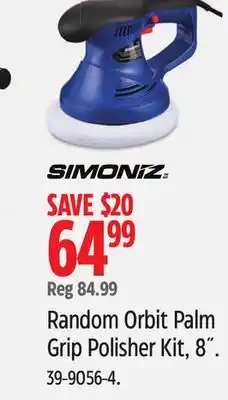 Canadian Tire Simoniz Random Orbit Palm Grip Polisher Kit, 8Λ offer