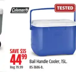 Canadian Tire Coleman Bail Handle Cooler offer