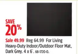 Canadian Tire For Living Heavy-Duty Indoor/Outdoor Floor Mat, Dark Grey offer