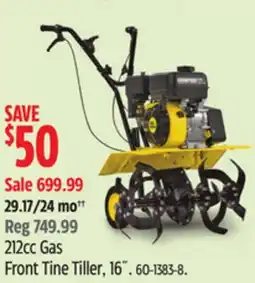 Canadian Tire Champion 212cc Gas Front Tine Tiller, 16˝ offer