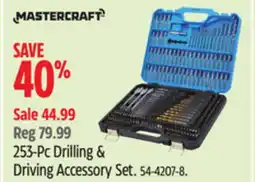 Canadian Tire Mastercraft 253-Pc Drilling & Driving Accessory Set offer