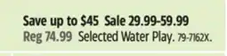 Canadian Tire Selected Water Play offer