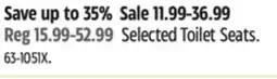 Canadian Tire For Living Selected Toilet Seats offer