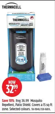 Canadian Tire Thermacell Mosquito Repellent, Patio Shield offer