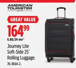 Canadian Tire American Tourister Journey Lite Soft-Side 25˝ Rolling Luggage offer